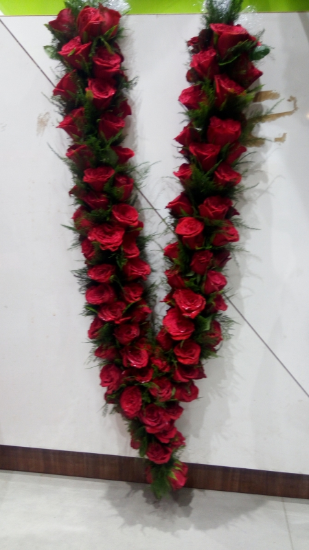 Wedding Red Roses Mala
